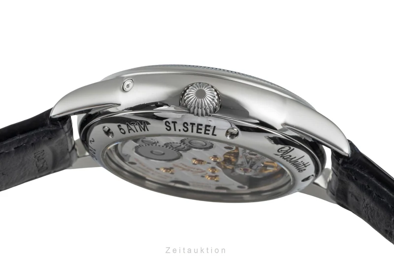 Glashütte 1845 steel manual winding men's watch 1-49-01-03-01-04 [2600151]