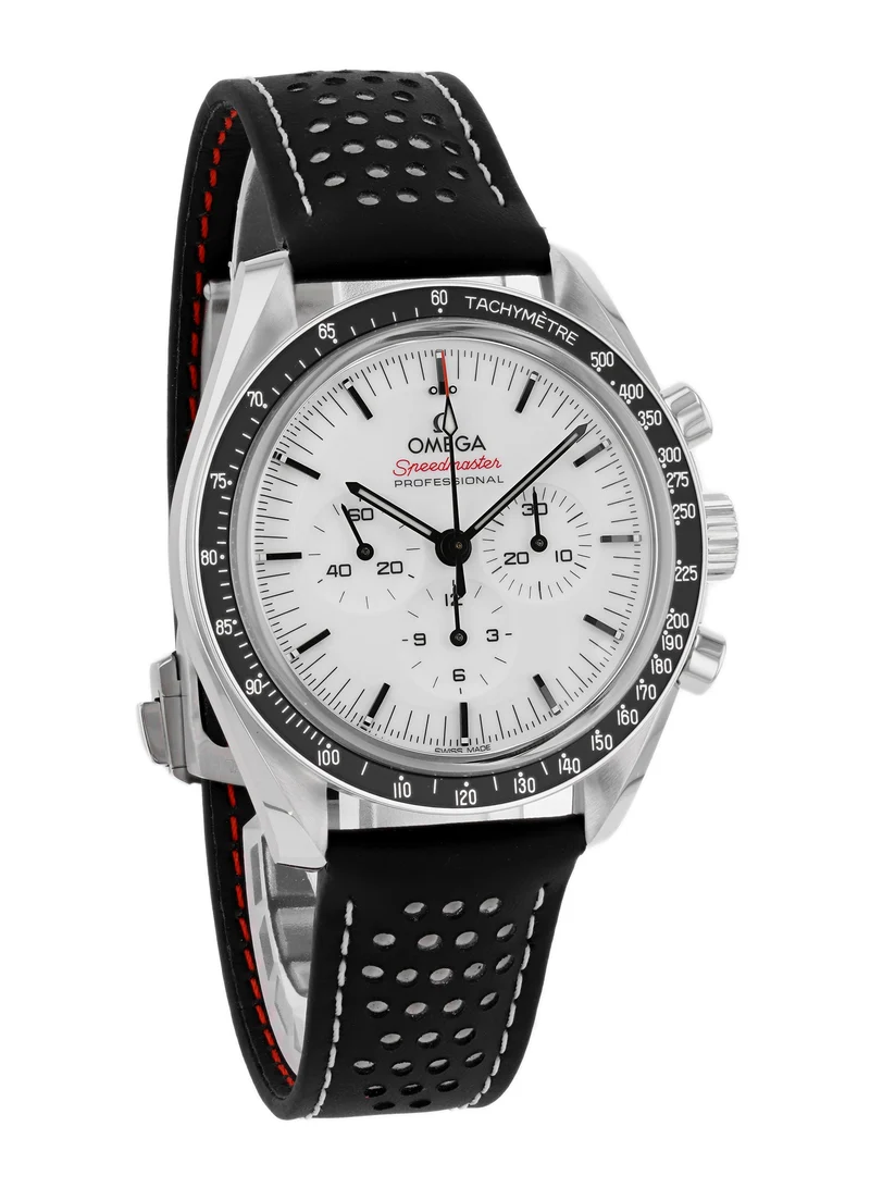 Omega Speedmaster Moonwatch Professional Co-Axial Master Chronometer Chronograph 42 mm White