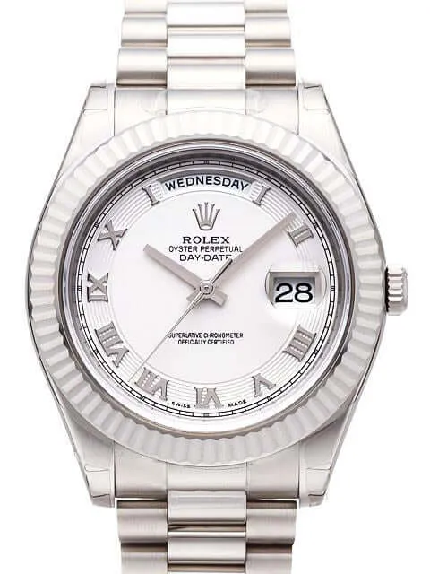 Rolex Day-Date II 218239 Weißgold Ivory