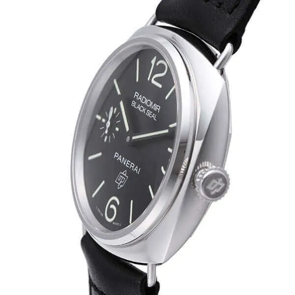 Panerai Radiomir PAM00380 Black Seal 3 Logo Acciaio