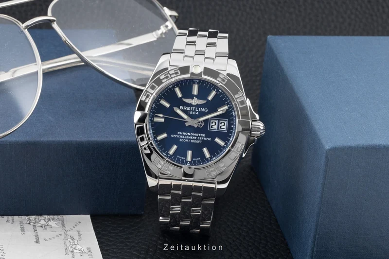 Breitling Galactic steel automatic men's watch A49350L2/C929 [2507375]