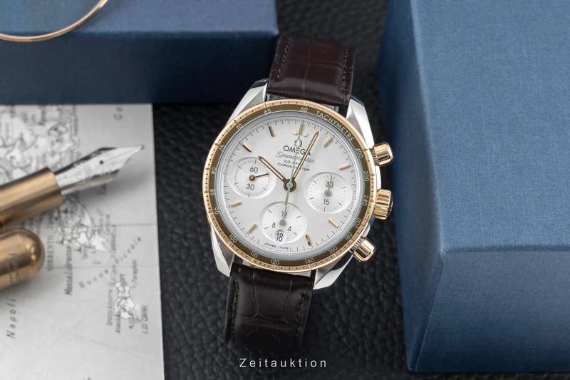 Omega Speedmaster chronograph steel / gold automatic men's watch 324.23.38.50.02.001 [2506702]