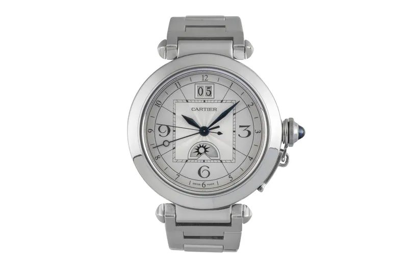 Cartier Pasha steel automatic men's watch W31093M7 [2507309]