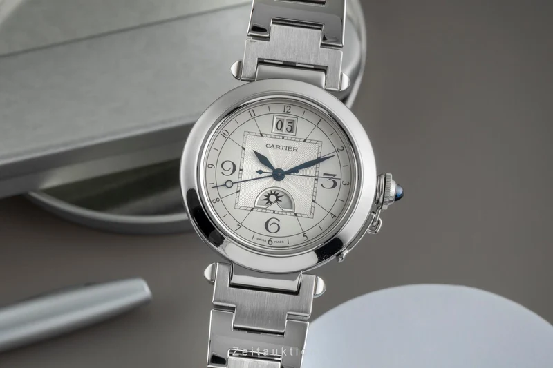Cartier Pasha steel automatic men's watch W31093M7 [2507309]