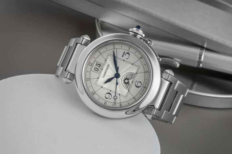 Cartier Pasha steel automatic men's watch W31093M7 [2507309]
