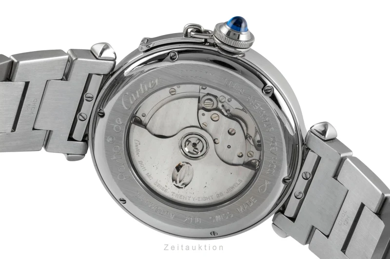 Cartier Pasha steel automatic men's watch W31093M7 [2507309]