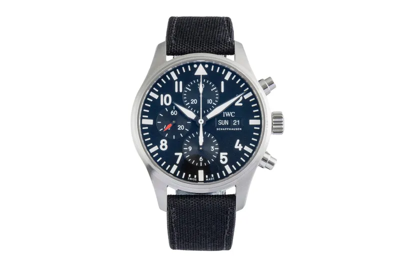 IWC Fliegerchronograph chronograph steel automatic men's watch IW377709 LP: 7300EUR [2507053]