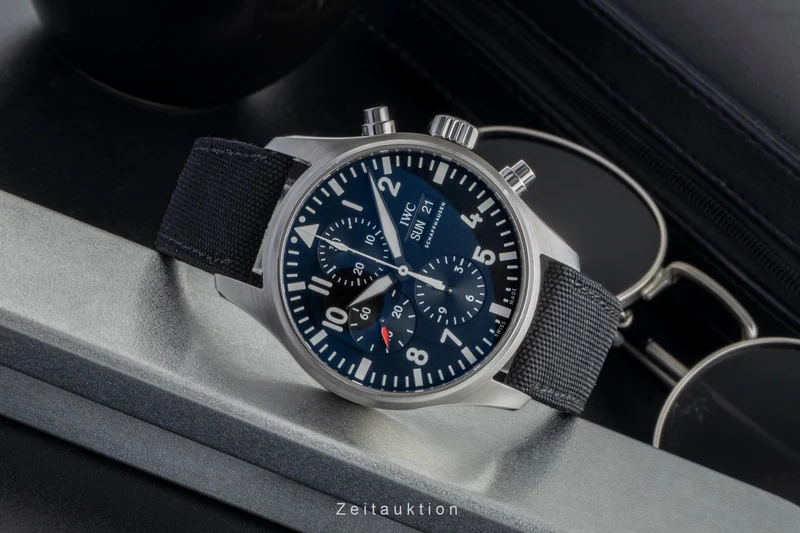 IWC Fliegerchronograph chronograph steel automatic men's watch IW377709 LP: 7300EUR [2507053]