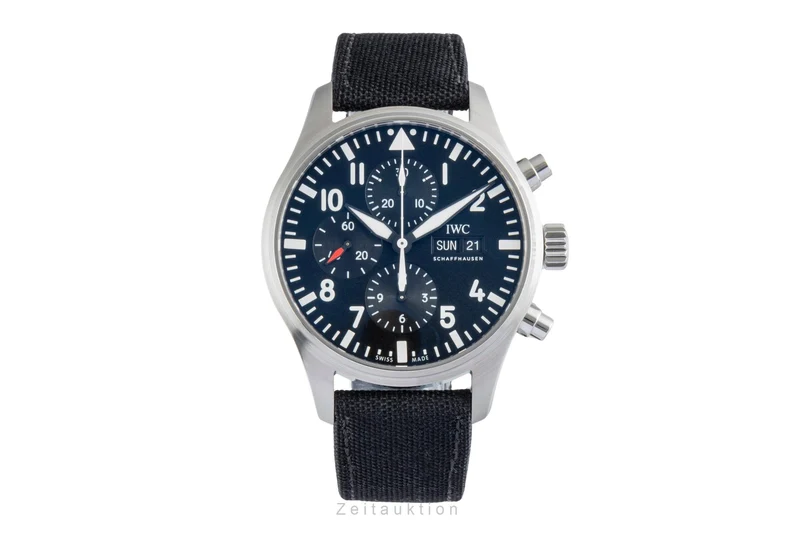 IWC Fliegerchronograph chronograph steel automatic men's watch IW377709 LP: 7300EUR [2507053]