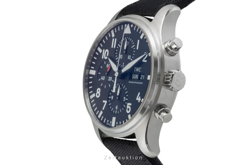 IWC Fliegerchronograph chronograph steel automatic men's watch IW377709 LP: 7300EUR [2507053]