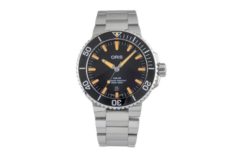 Oris Aquis Date steel automatic men's watch 01 733 7730 4159-07 8 24 05PEB [2507257]