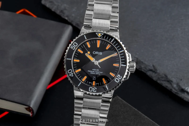 Oris Aquis Date steel automatic men's watch 01 733 7730 4159-07 8 24 05PEB [2507257]