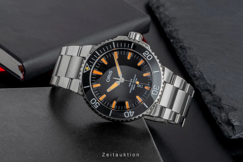 Oris Aquis Date steel automatic men's watch 01 733 7730 4159-07 8 24 05PEB [2507257]