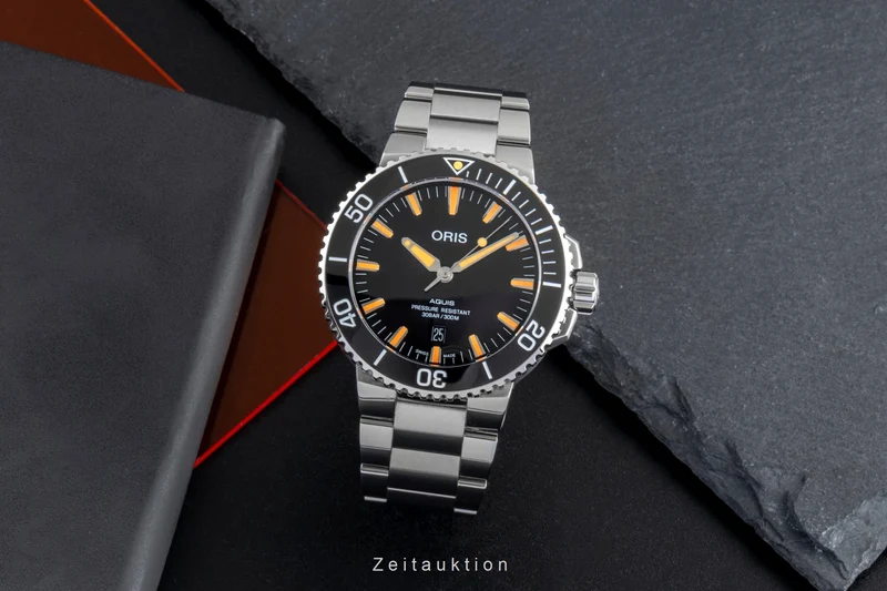 Oris Aquis Date steel automatic men's watch 01 733 7730 4159-07 8 24 05PEB [2507257]