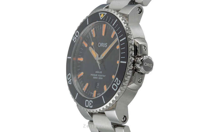 Oris Aquis Date steel automatic men's watch 01 733 7730 4159-07 8 24 05PEB [2507257]