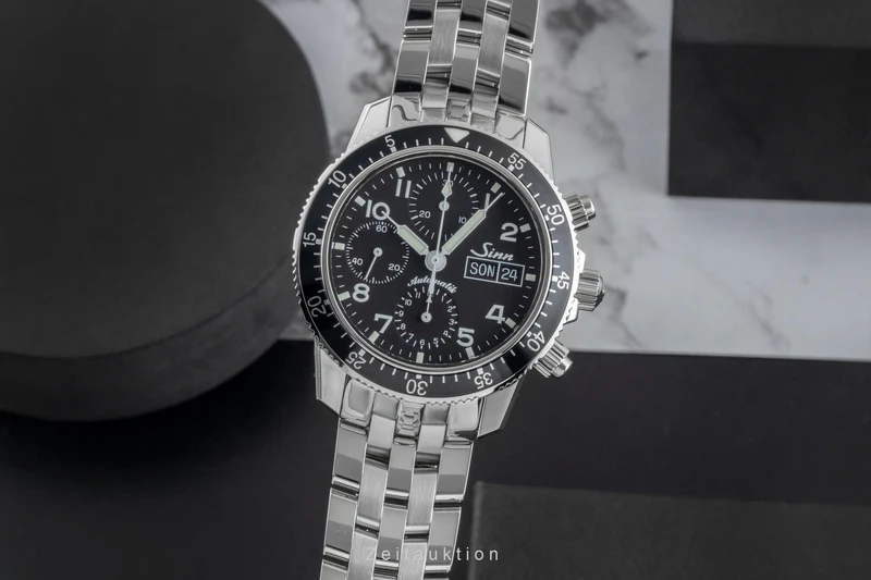 Sinn 103 ST chronograph steel automatic men's watch 103 St Sa [2507143]