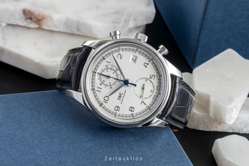 IWC Portugieser chronograph steel automatic men's watch IW390403 [2507124]