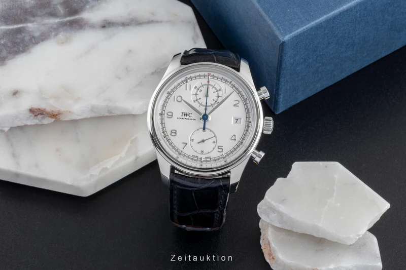 IWC Portugieser chronograph steel automatic men's watch IW390403 [2507124]