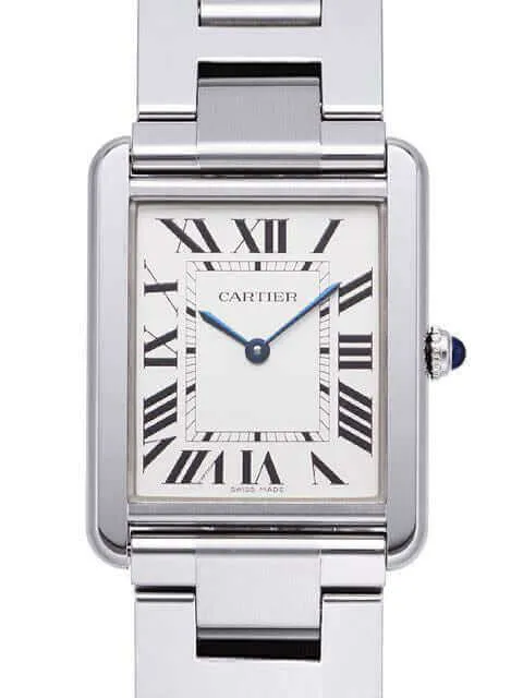 Cartier Tank Solo W5200014 Großes Modell Edelstahl