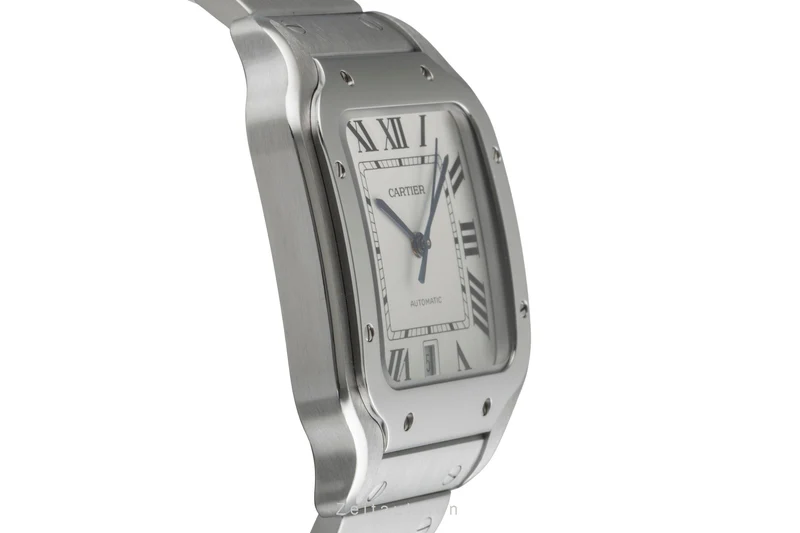 Cartier Santos steel automatic men's watch WSSA0009 LP: 8850EUR [2600202]