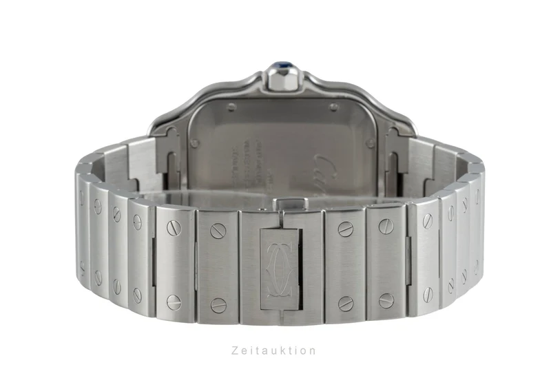 Cartier Santos steel automatic men's watch WSSA0009 LP: 8850EUR [2600202]