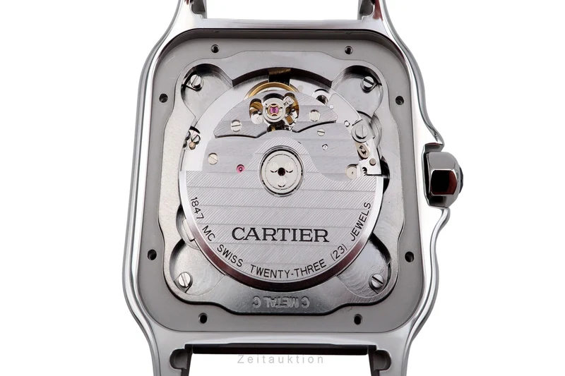 Cartier Santos steel automatic men's watch WSSA0009 LP: 8850EUR [2600202]