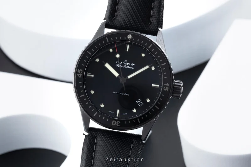 Blancpain Fifty Fathoms ceramic automatic men's watch 5000-0130-B52B LP: 14700EUR [2600156]