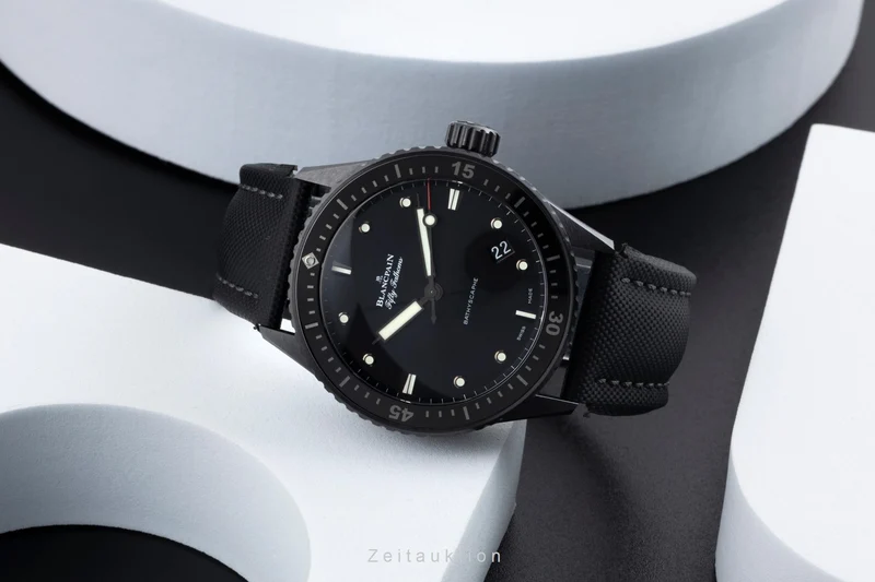 Blancpain Fifty Fathoms ceramic automatic men's watch 5000-0130-B52B LP: 14700EUR [2600156]