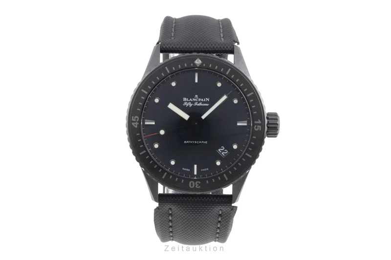 Blancpain Fifty Fathoms ceramic automatic men's watch 5000-0130-B52B LP: 14700EUR [2600156]