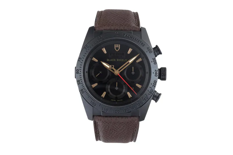 Tudor Black Shield chronograph ceramic / steel automatic men's watch 42000CN [2506979]