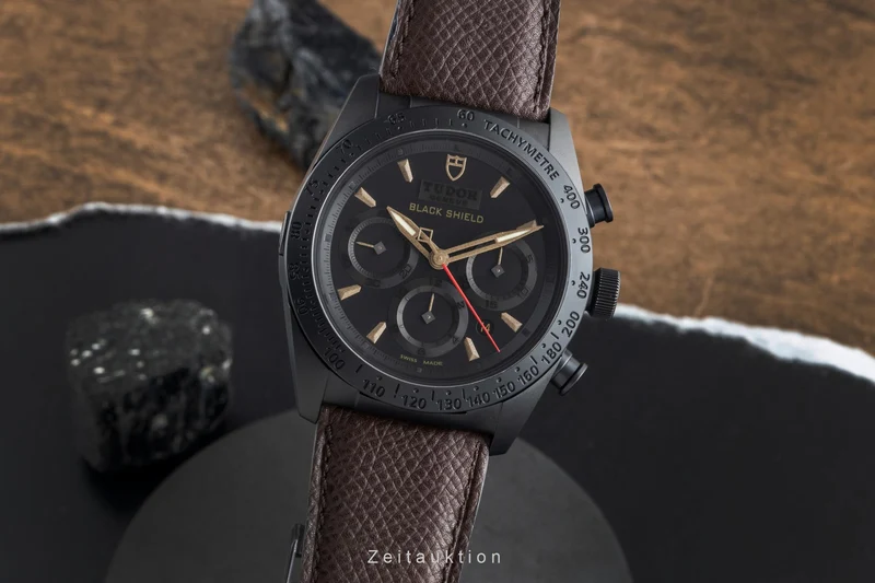 Tudor Black Shield chronograph ceramic / steel automatic men's watch 42000CN [2506979]