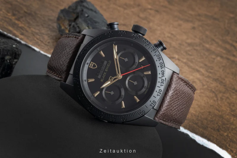 Tudor Black Shield chronograph ceramic / steel automatic men's watch 42000CN [2506979]