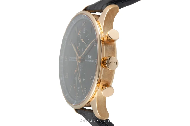 IWC Portugieser chronograph 18 ct red gold manual winding men's watch IW371210 [2507387]