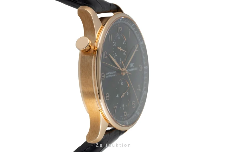 IWC Portugieser chronograph 18 ct red gold manual winding men's watch IW371210 [2507387]