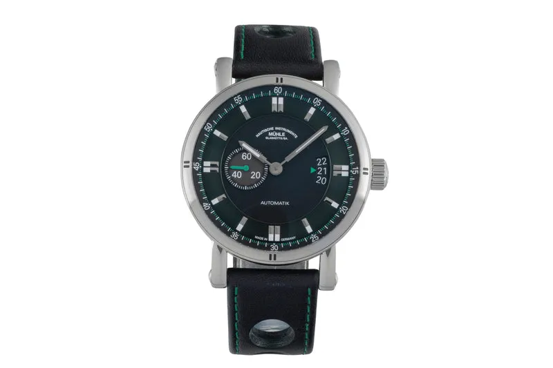 Mühle Teutonia II steel automatic men's watch M1-29-74-LB-S LP: 2550EUR [2507301]