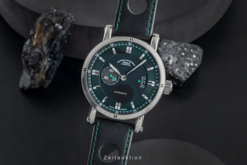 Mühle Teutonia II steel automatic men's watch M1-29-74-LB-S LP: 2550EUR [2507301]