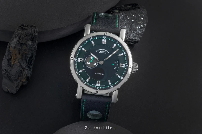 Mühle Teutonia II steel automatic men's watch M1-29-74-LB-S LP: 2550EUR [2507301]