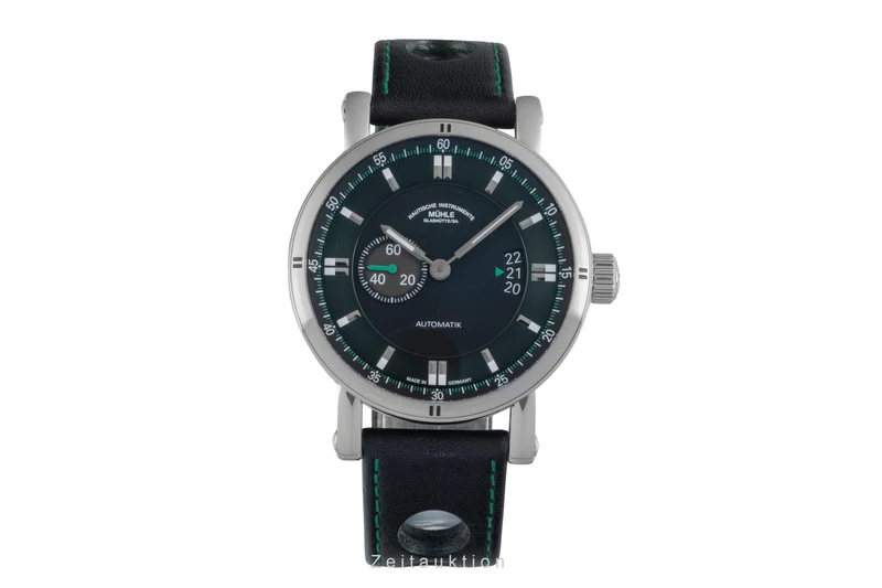 Mühle Teutonia II steel automatic men's watch M1-29-74-LB-S LP: 2550EUR [2507301]