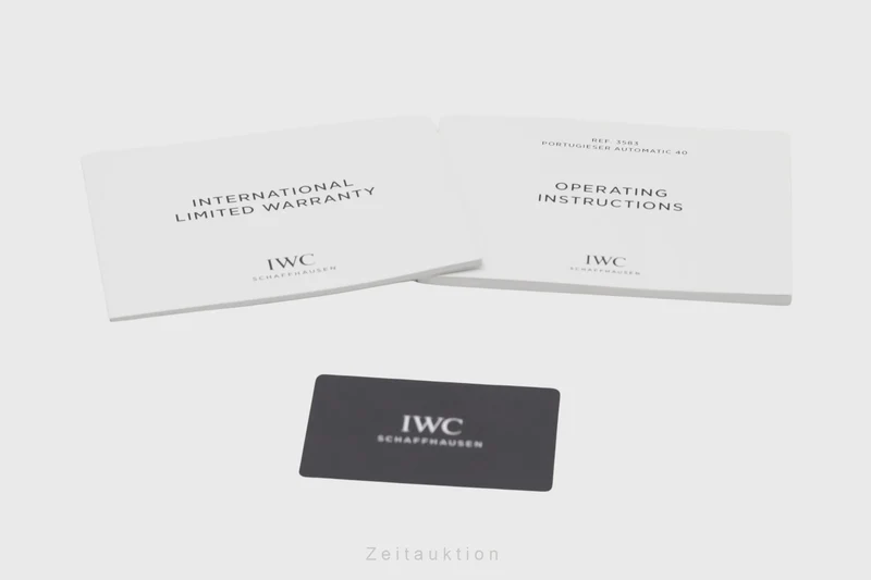 IWC Portugieser steel automatic men's watch IW358303 LP: 7700EUR [2507415]
