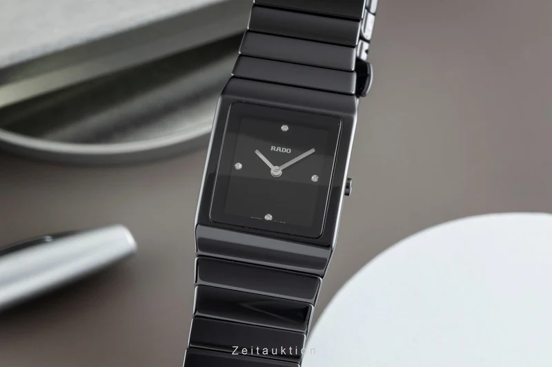 Rado Diastar Ceramica ceramic / titanium quartz women's watch R21702722 [2507288]