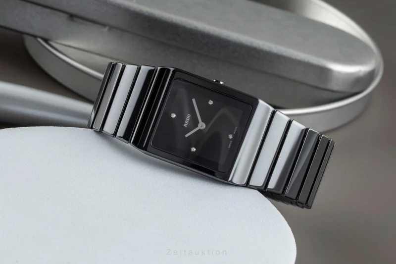 Rado Diastar Ceramica ceramic / titanium quartz women's watch R21702722 [2507288]
