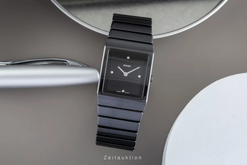 Rado Diastar Ceramica ceramic / titanium quartz women's watch R21702722 [2507288]