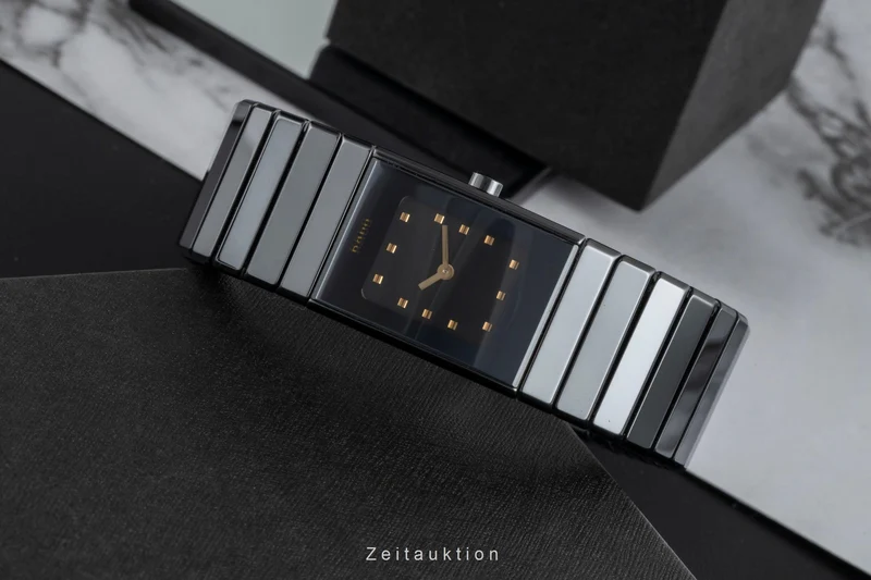 Rado Diastar Ceramica ceramic / titanium quartz women's watch 963.0539.3 [2507330]