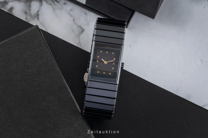 Rado Diastar Ceramica ceramic / titanium quartz women's watch 963.0539.3 [2507330]