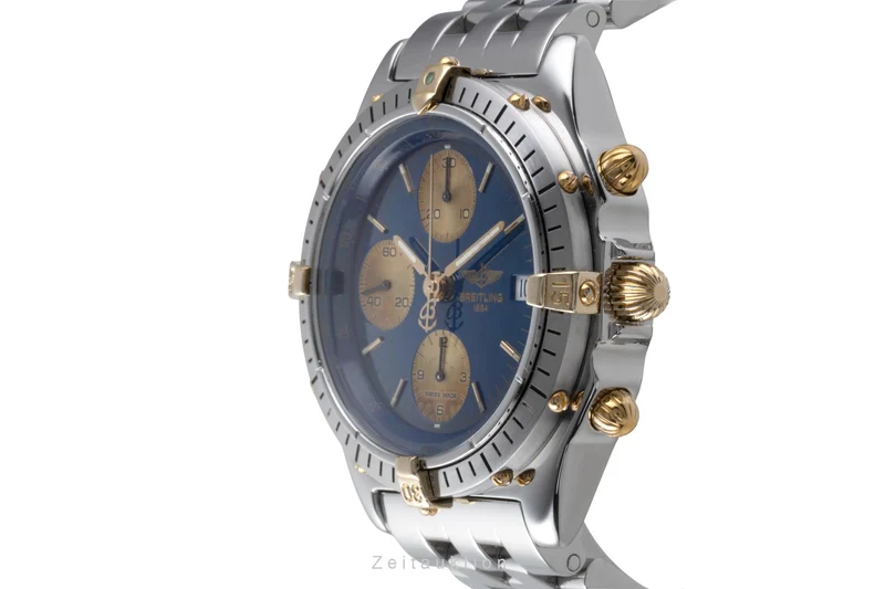 Breitling Chronomat chronograph gilt / steel automatic men's watch B13048 [2506634]