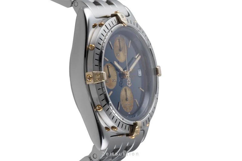 Breitling Chronomat chronograph gilt / steel automatic men's watch B13048 [2506634]