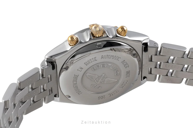 Breitling Chronomat chronograph gilt / steel automatic men's watch B13048 [2506634]