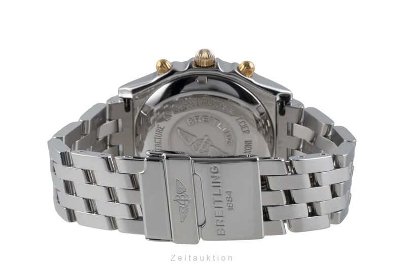 Breitling Chronomat chronograph gilt / steel automatic men's watch B13048 [2506634]
