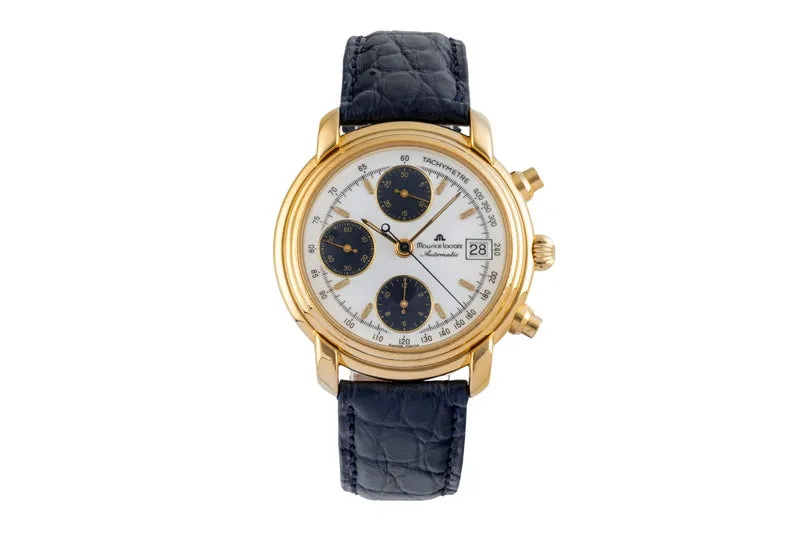 Maurice Lacroix Croneo chronograph gilt-brass automatic men's watch 03274 [2506222]