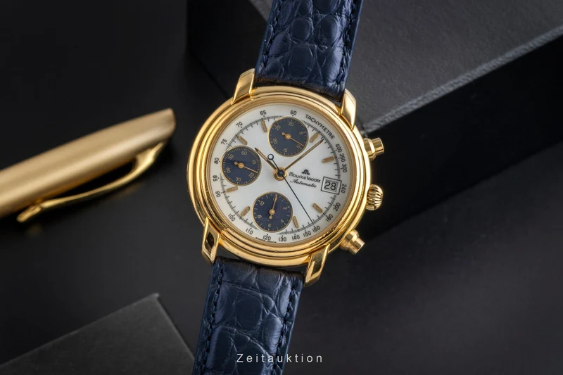 Maurice Lacroix Croneo chronograph gilt-brass automatic men's watch 03274 [2506222]